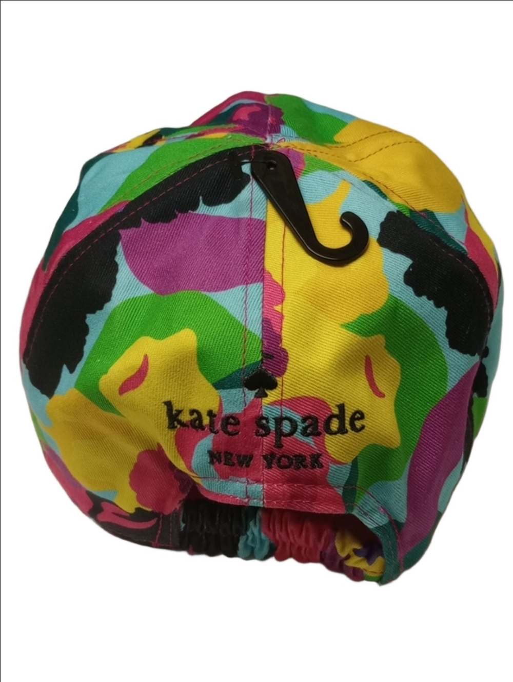 🆕🌺KATE SPADE "ORCHID BLOOM" MULTICOLOR FLORAL TROPICAL BASEBALL CAP 🌸 - Picture 5 of 9